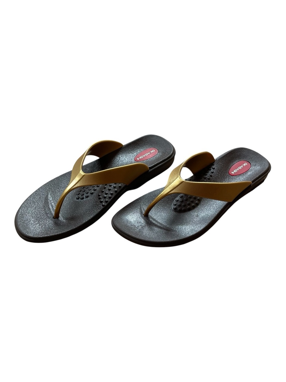 Okabashi Womens Maui Flip Flops Thong Sandals Size ML Made In USA